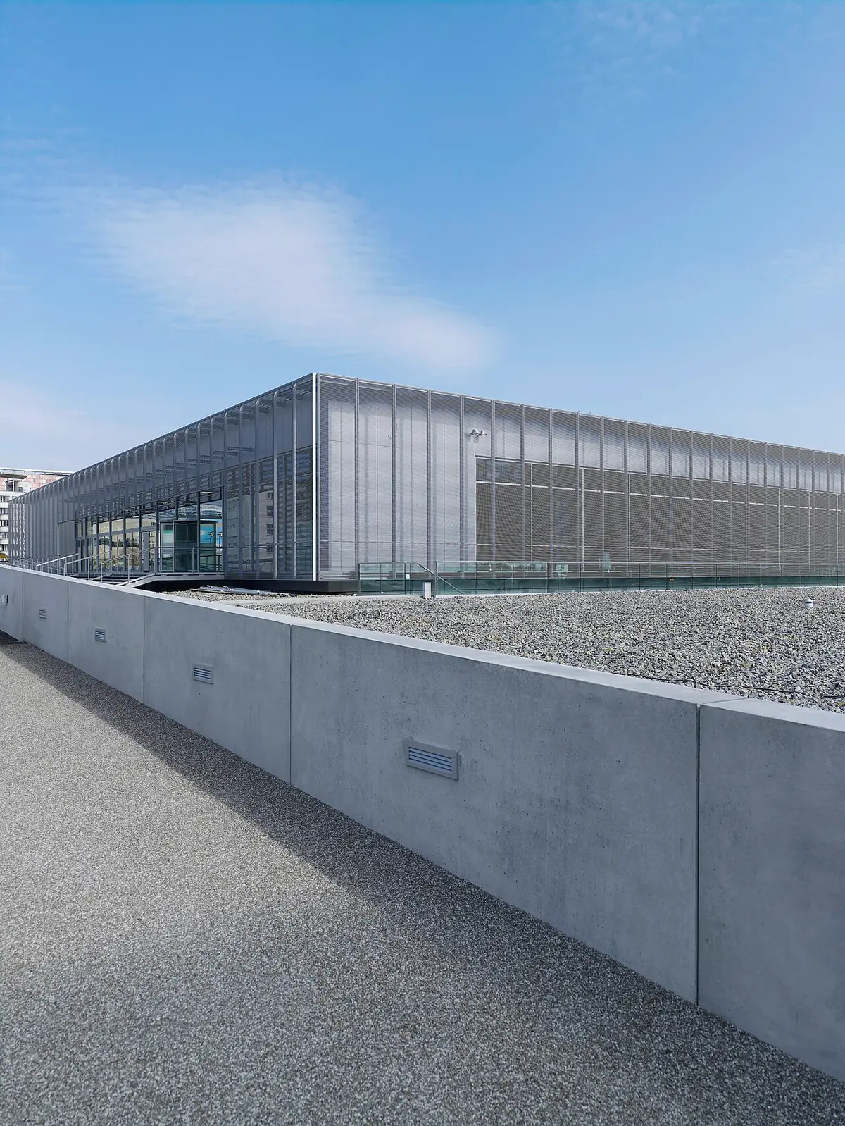The documentation centre and surviving Wall at the Topography of Terror