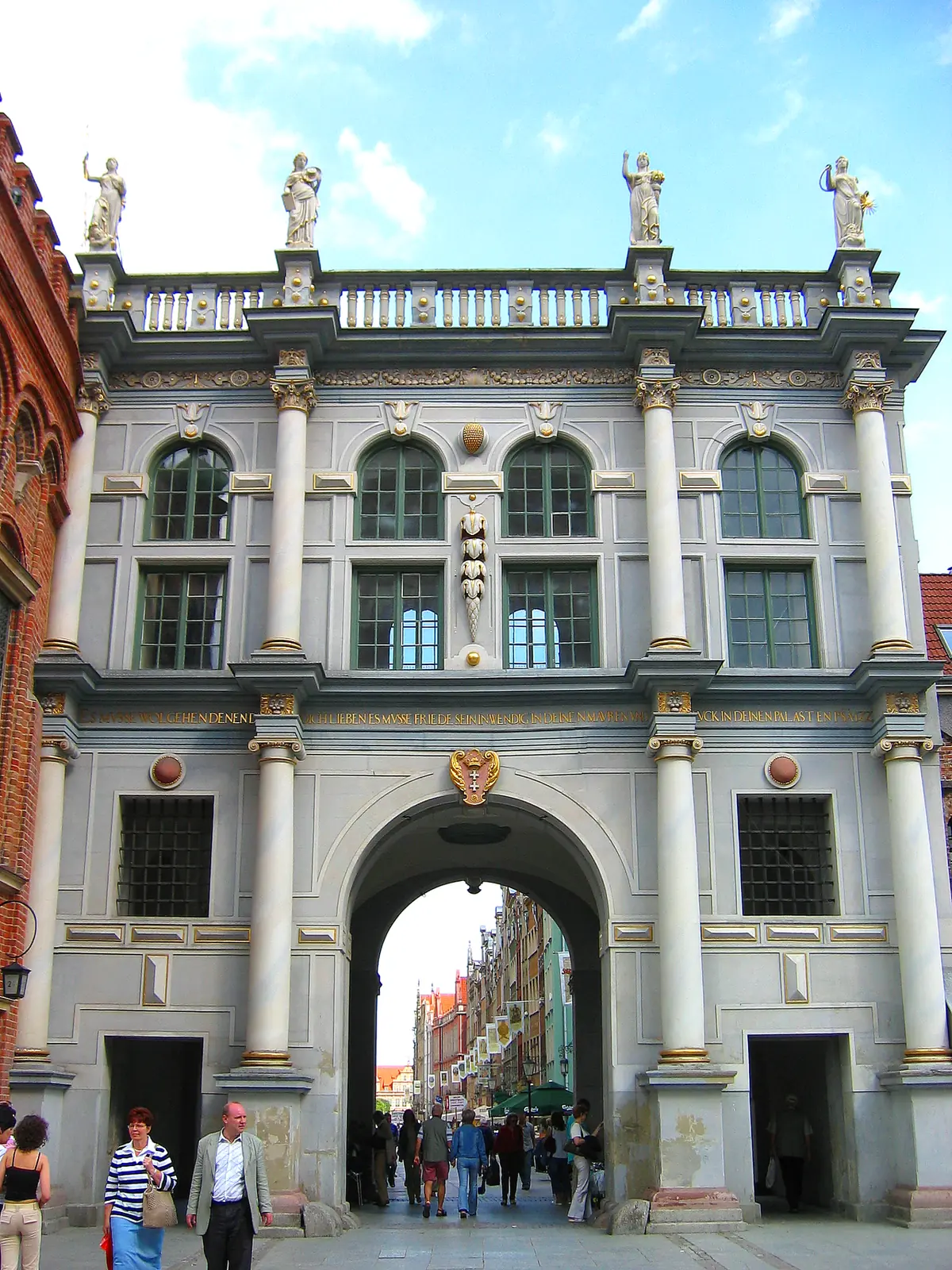 The Golden Gate in Gdańsk