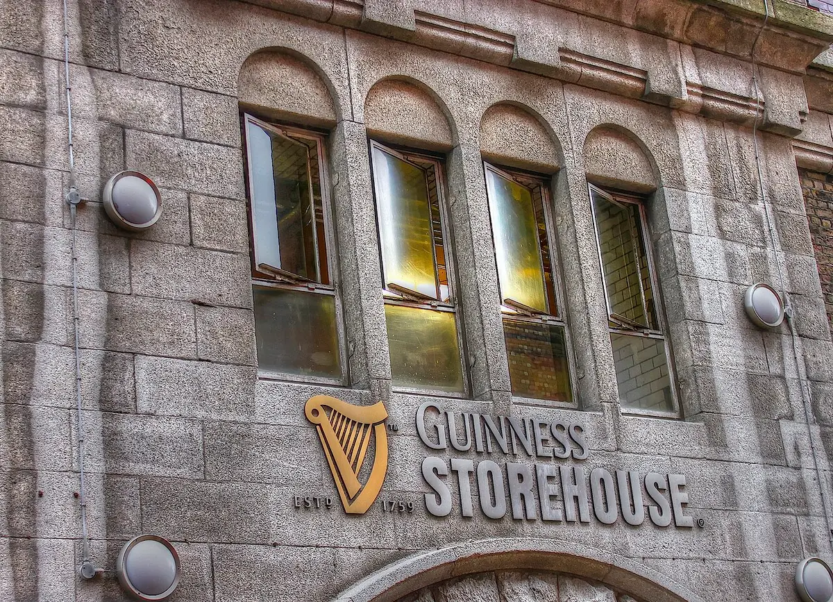 The Guinness Storehouse in Dublin