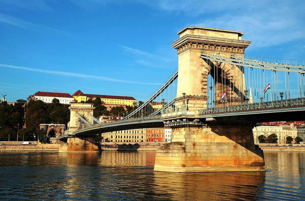 The Chain Bridge in Budapest