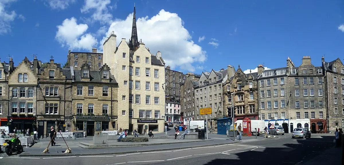 The Grassmarket in Edinburgh
