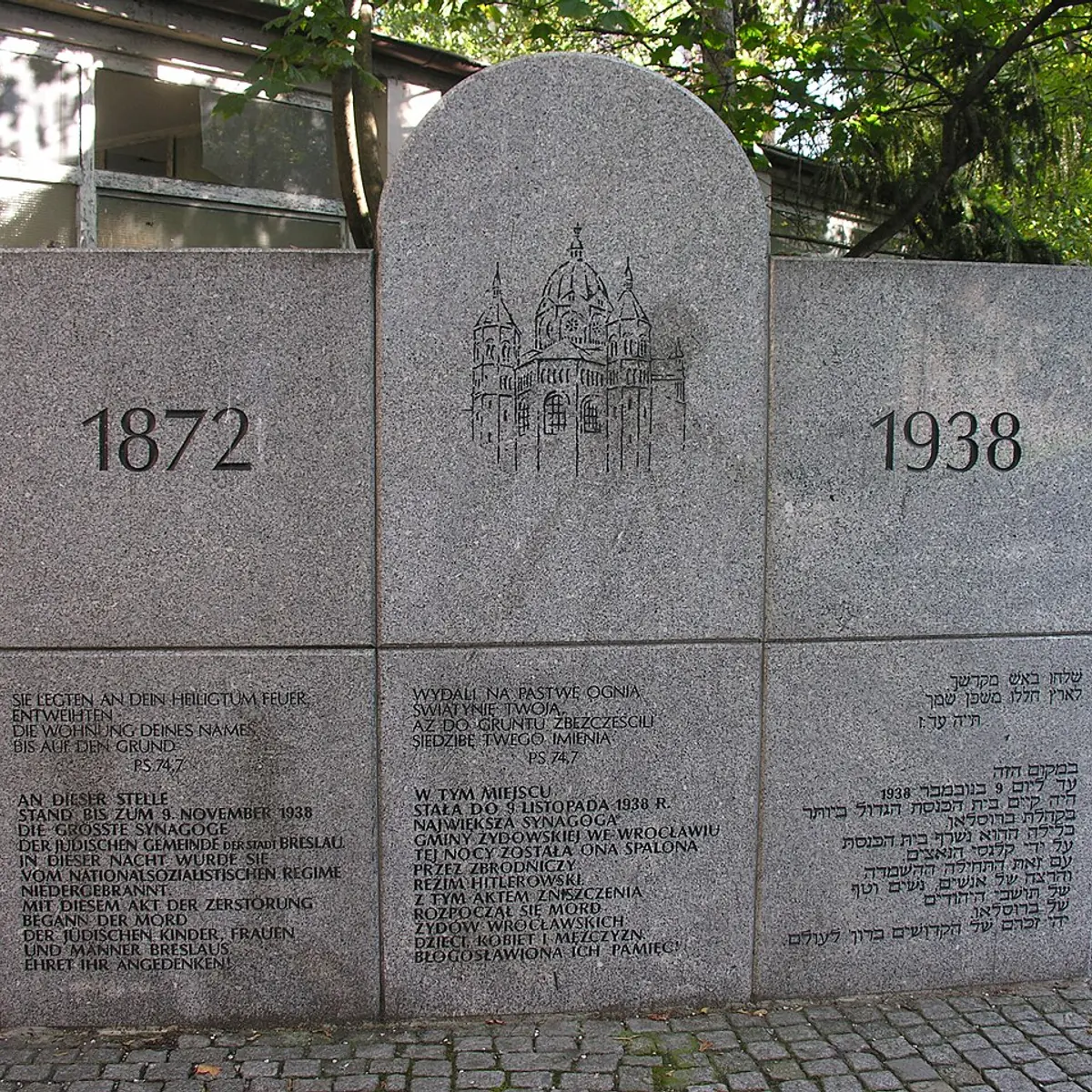 Pomnik Pamięci Ofiar Nocy Kryształowej