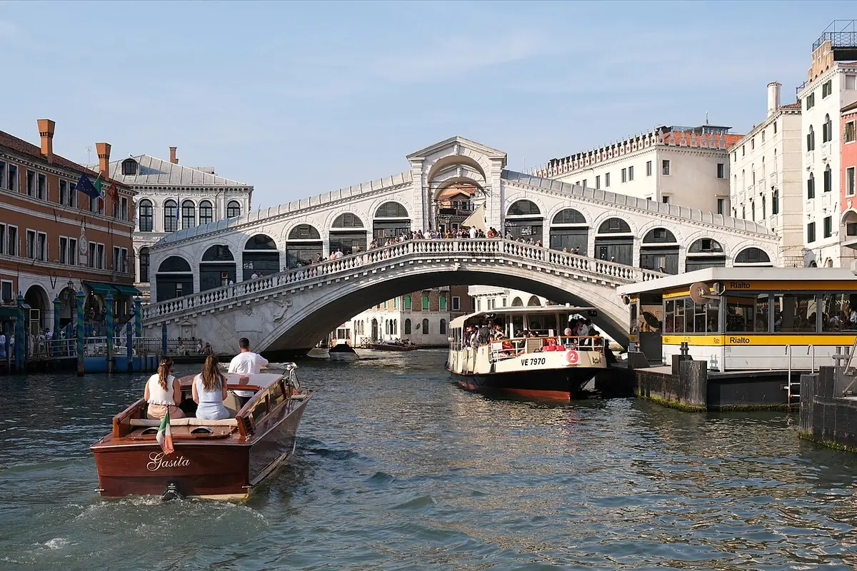 The Rialto Bridge in Venice